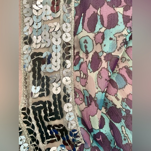 Free People Multicolor Sleeveless Blouse with Silver Accents - Picture 5 of 7